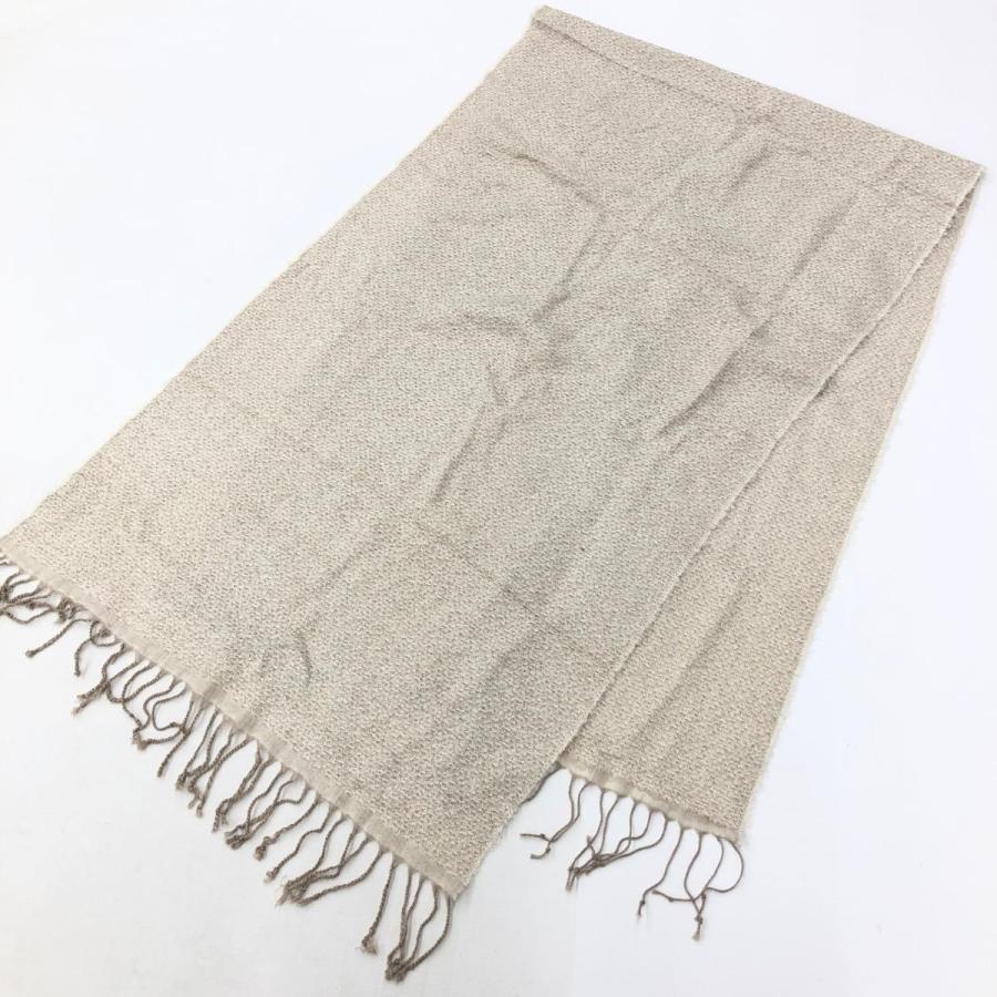 AGNONA アニオナ ストール 良好 ベージュ カシミア・シルク AGNONA アニオナ ストール 良好 ベージュ カシミア・シルク