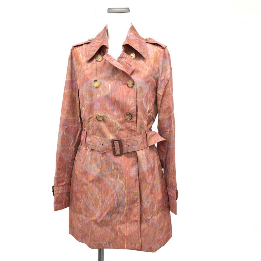 ETRO エトロ トレンチコート 美品 サイズ42 マルチカラー ETRO エトロ トレンチコート 美品 サイズ42 マルチカラー