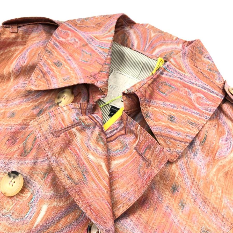 ETRO エトロ トレンチコート 美品 サイズ42 マルチカラー ETRO エトロ トレンチコート 美品 サイズ42 マルチカラー