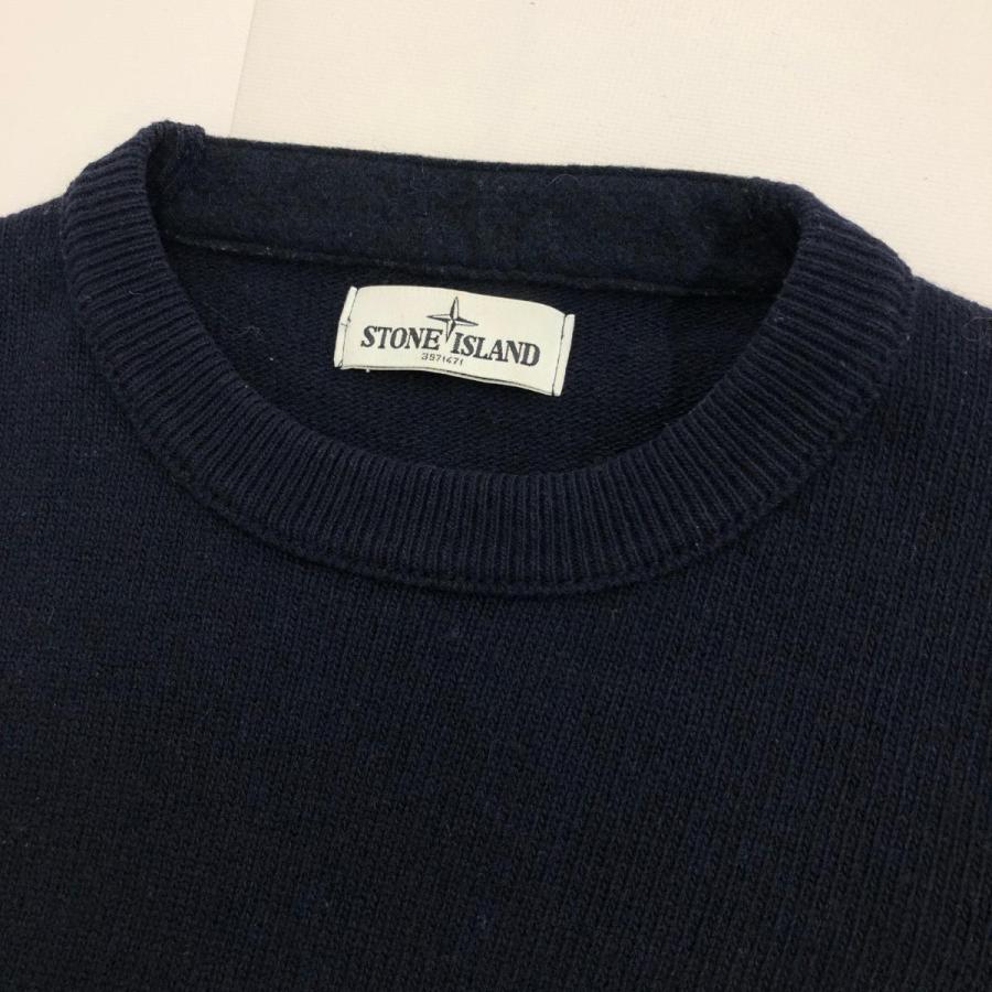 STONE ISLAND ストーンアイランド クルーネック ニット S STONE ISLAND ストーンアイランド クルーネック ニット S