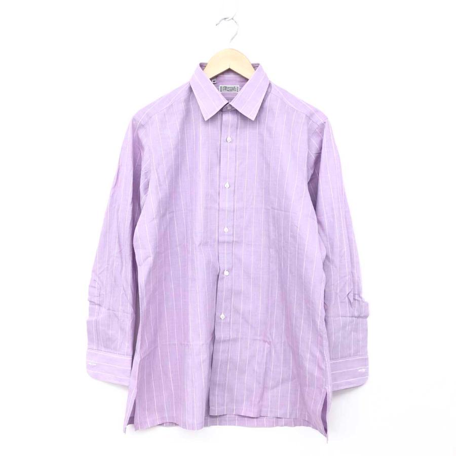 Charvet シャルベ シャツ ストライプ サイズ39 Made in France Charvet Stripe Shirt | Daily Dress Market