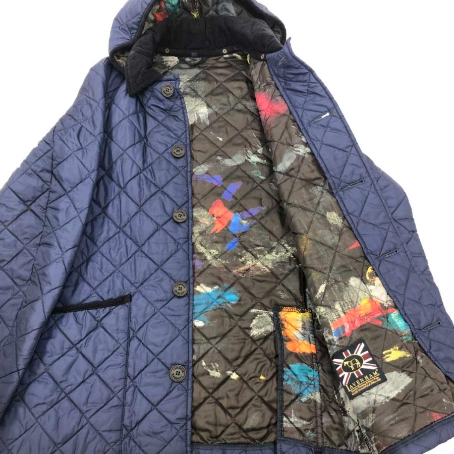 LAVENHAM ラベンハム キルティングジャケット サイズ42 ネイビー 