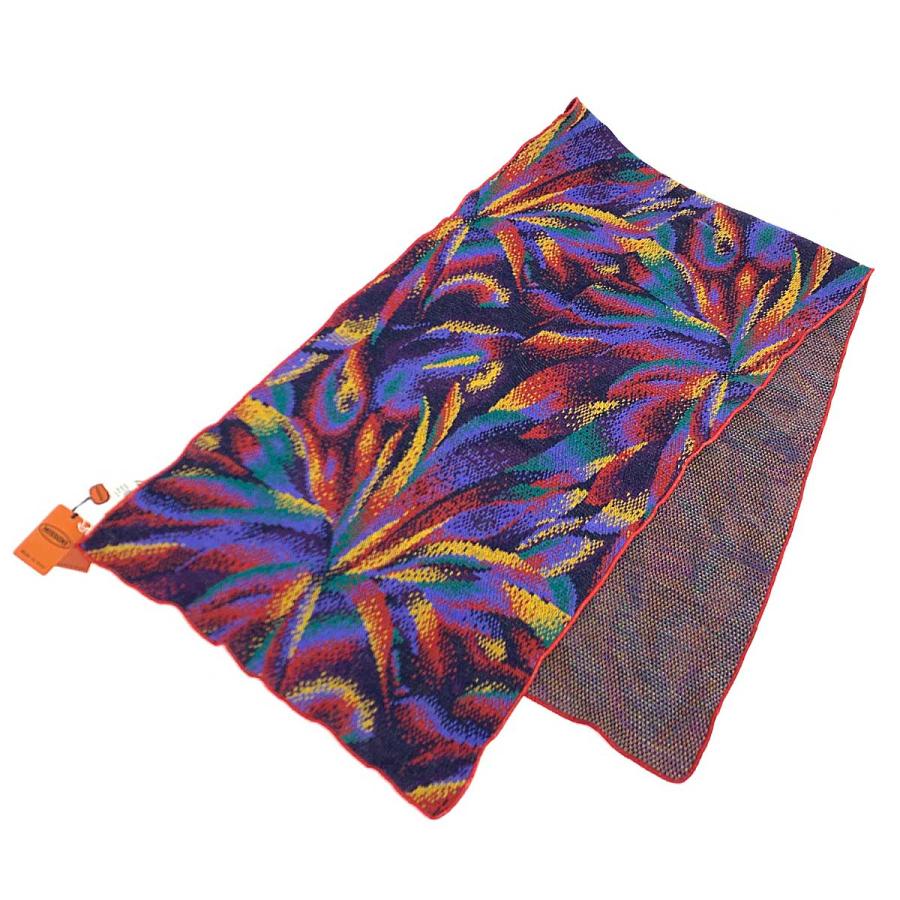 MISSONI ミッソーニ マフラー 未使用品 マルチカラー ウール100 