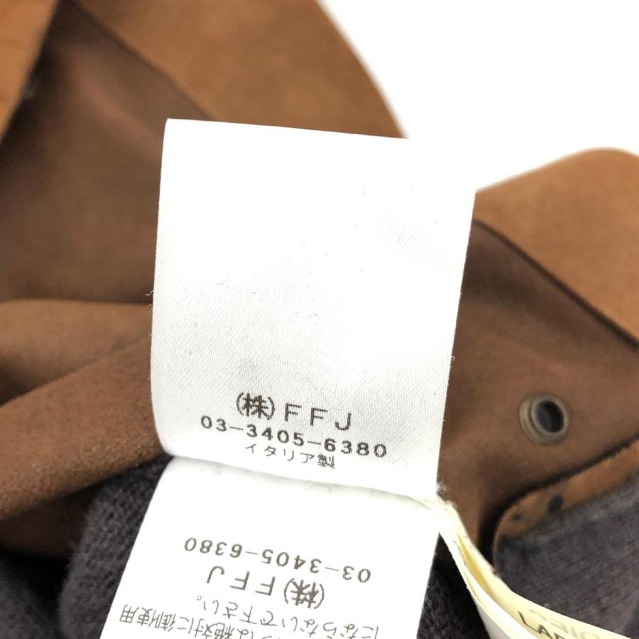 FABIANA FILIPPI ファビアナフィリッピ 素材切替ニット I40 ブラウン 