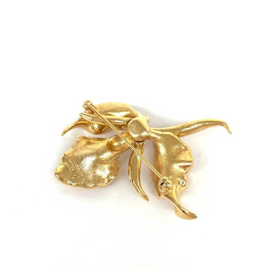 NINA RICCI ニナリッチ ブローチ ゴールドカラー フラワー NINA RICCI ニナリッチ ブローチ ゴールドカラー フラワー