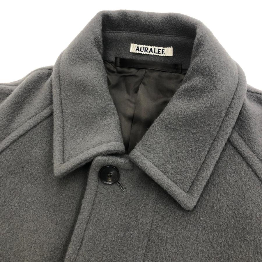 AURALEE オーラリー カシミヤウールモッサーステンカラー コート AURALEE オーラリー カシミヤウールモッサーステンカラー コート