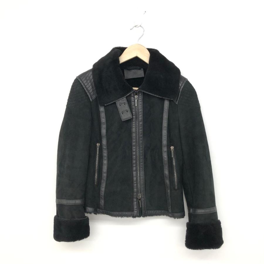HUGO BOSS ヒューゴボス ムートンジャケット サイズI40 ブラック HUGO BOSS ヒューゴボス ムートンジャケット サイズI40 ブラック