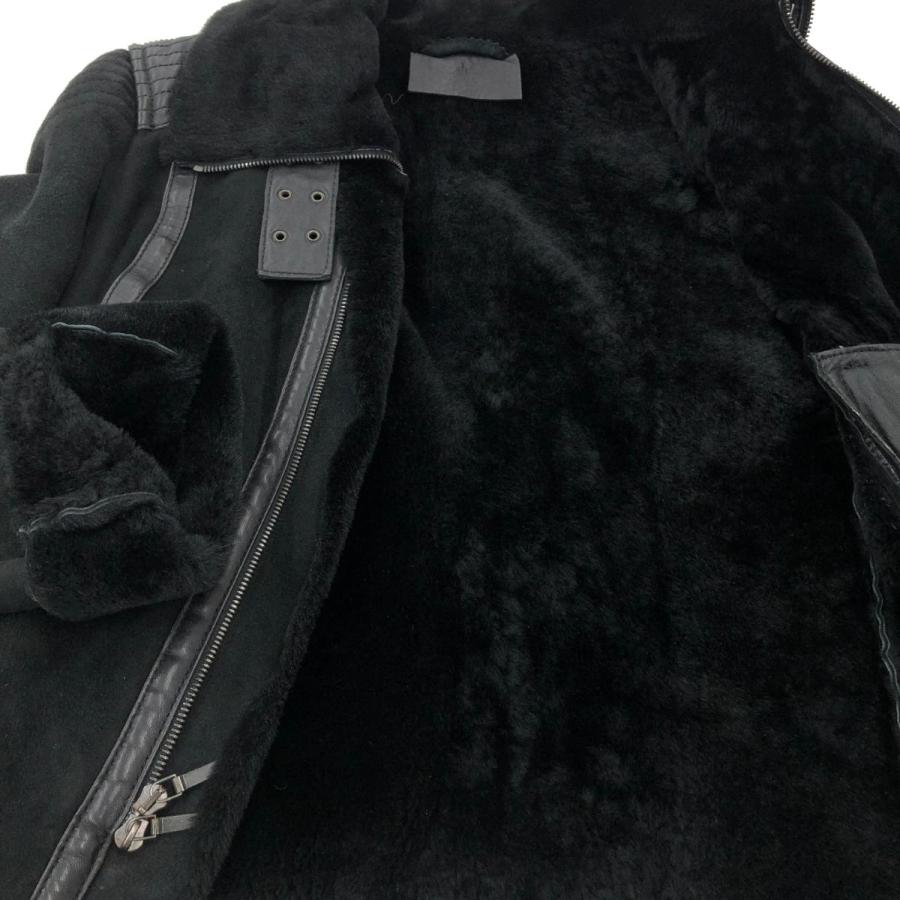 HUGO BOSS ヒューゴボス ムートンジャケット サイズI40 ブラック HUGO BOSS ヒューゴボス ムートンジャケット サイズI40 ブラック