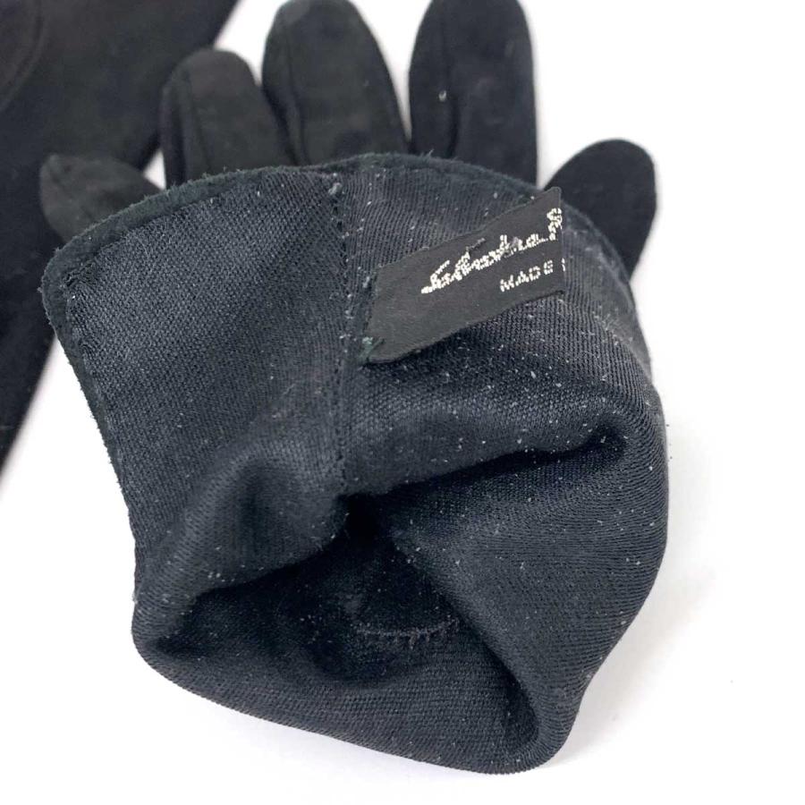 Salvatore Ferragamo サルヴァトーレフェラガモ 手袋 ブラック スエード レディース イタリア製 glove グローブ 服飾小物 :  1-240002221617 : リサイクルショップティファナ - 通販 - Yahoo!ショッピング