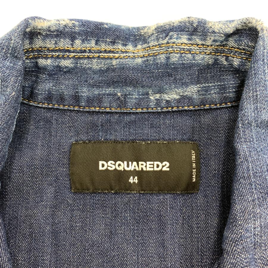 Dsquared2 ディースクエアード ハワイアンデニム シャツ 44 Dsquared2 ディースクエアード ハワイアンデニム シャツ 44