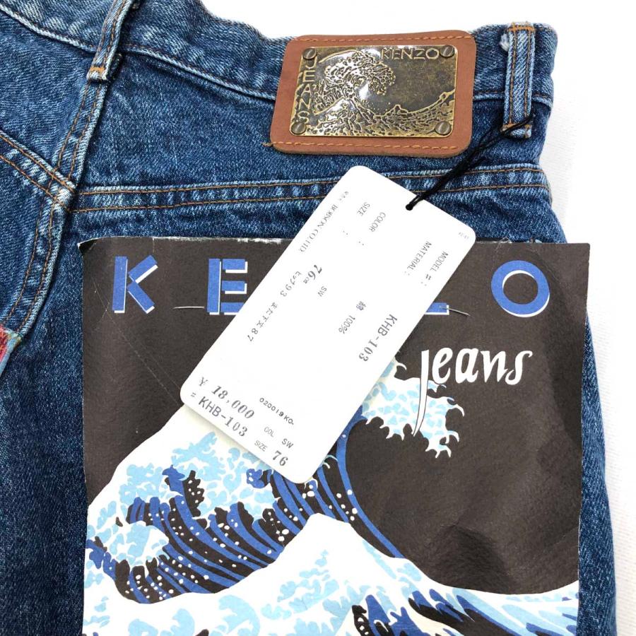 KENZO ケンゾー デニムパンツ 新品同様 サイズ76 ブルー KENZO ケンゾー デニムパンツ 新品同様 サイズ76 ブルー