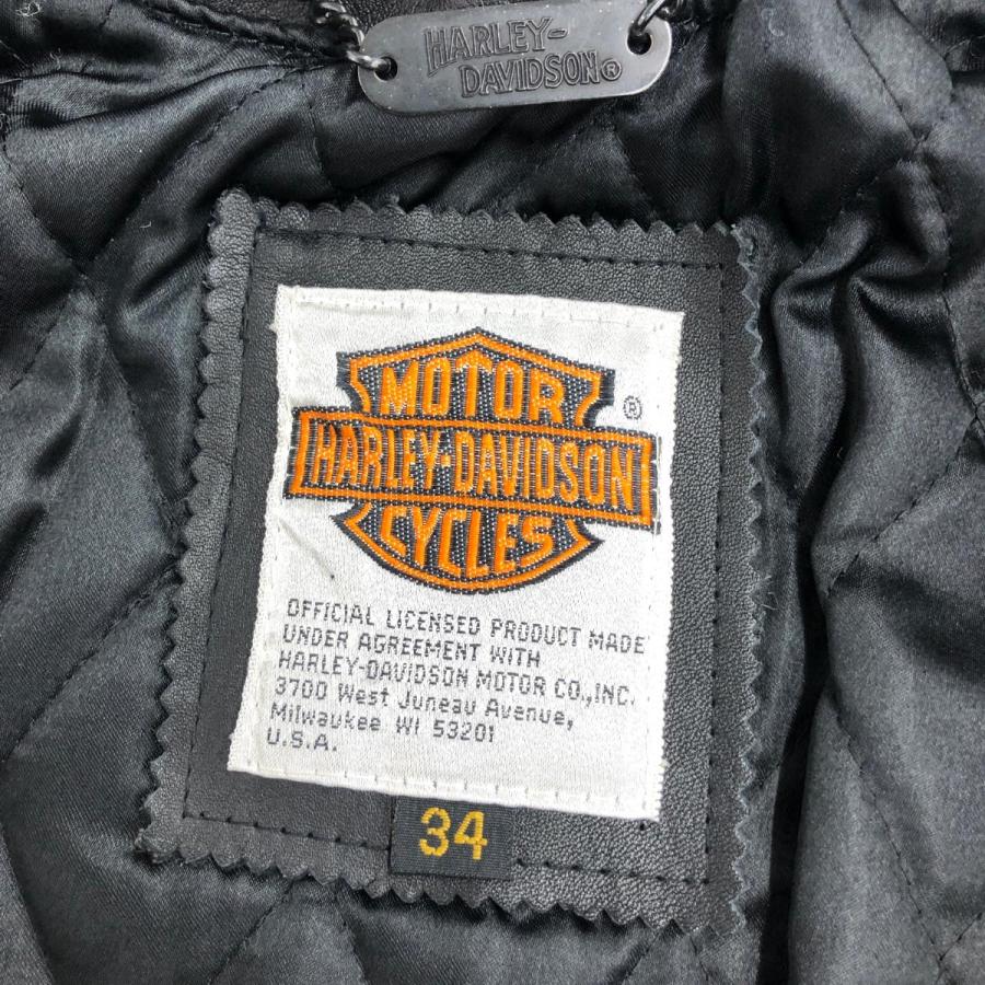 HARLEY DAVIDSON ハーレーダビッドソン レザージャケット 34 HARLEY DAVIDSON ハーレーダビッドソン レザージャケット 34