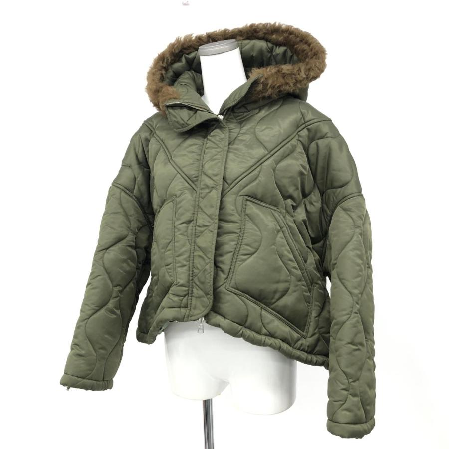 BLANCHA ブランカ ナイロンファブリックシャーリングボンバー 