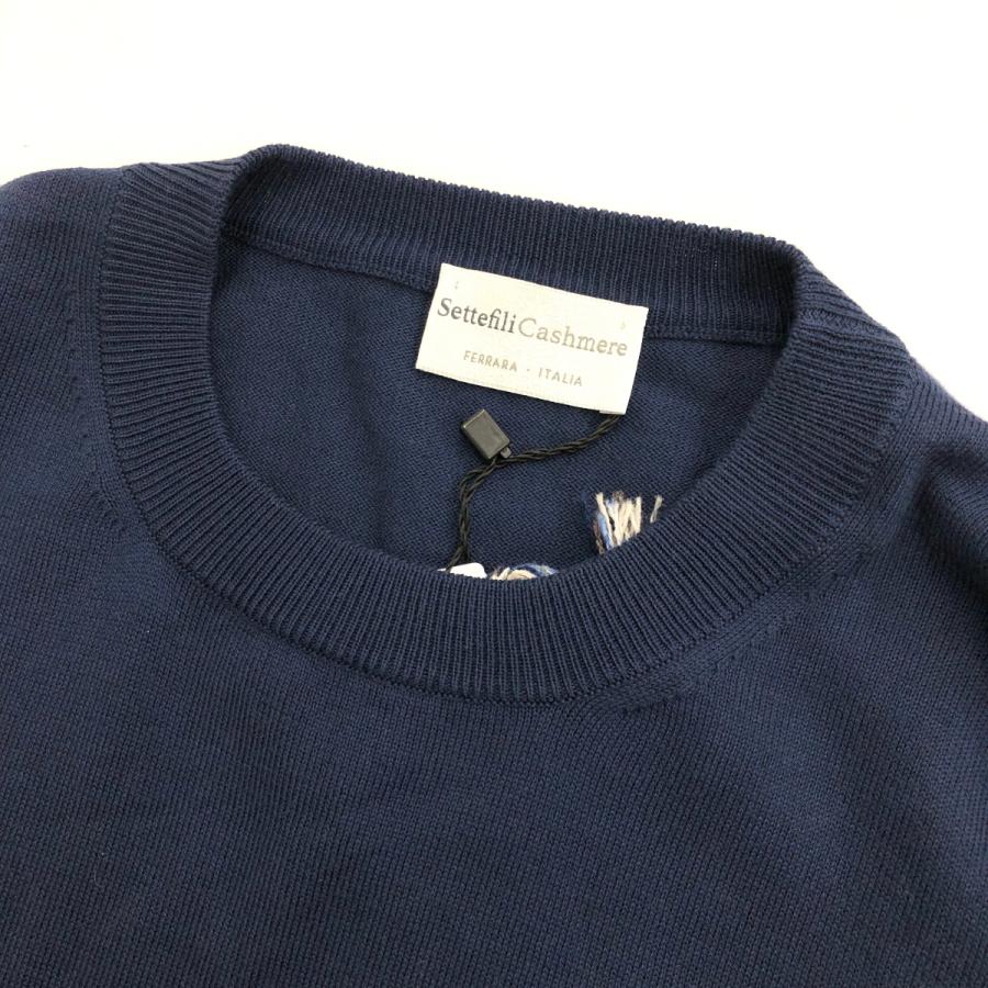 Settefili Cashmere セッテフィーリ カシミヤ クルーネック ニット 未 