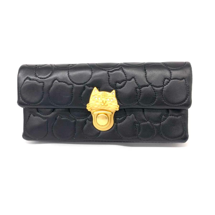 ブラックレザー ツモリチサト 財布 tsumori chisato CARRY