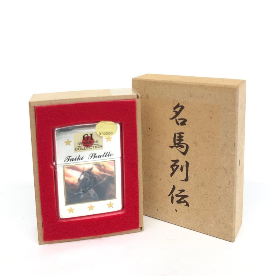 Zippo ジッポ ライター 箱付 シルバーカラー タイキシャトル