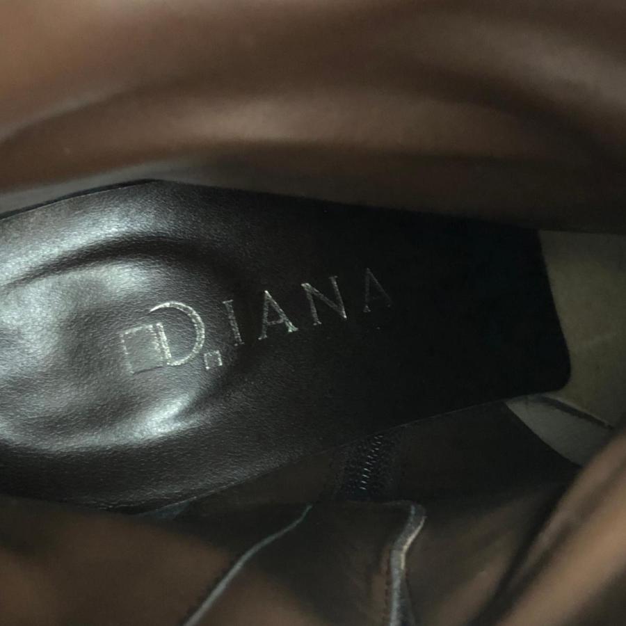DIANA ダイアナ  ロングブーツ  24.5  ブラウン レザー ジョッキー  レディース 靴 シューズ  boots 日本製｜tifana｜08