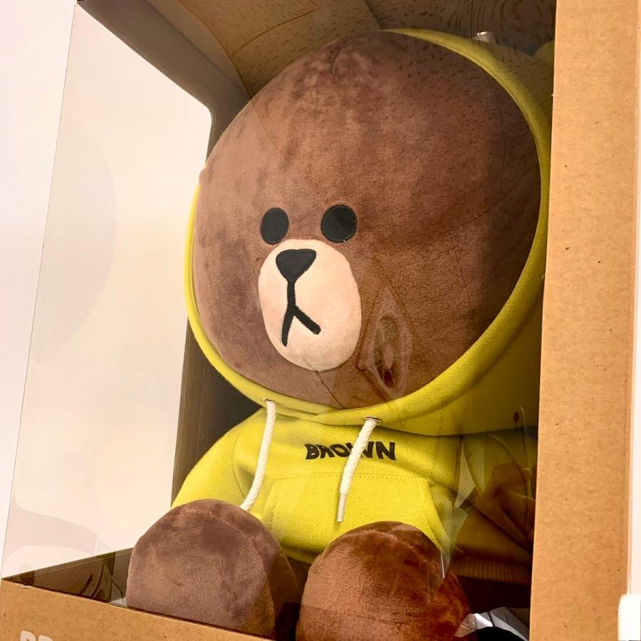 LINE FRIENDS ラインフレンズ ぬいぐるみ BROWN 箱付 未開封品 LINE FRIENDS ラインフレンズ ぬいぐるみ BROWN 箱付 未開封品