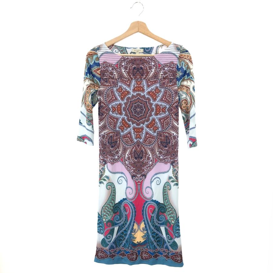 ETRO エトロ 七分袖ワンピース サイズ38 マルチカラー ETRO エトロ 七分袖ワンピース サイズ38 マルチカラー