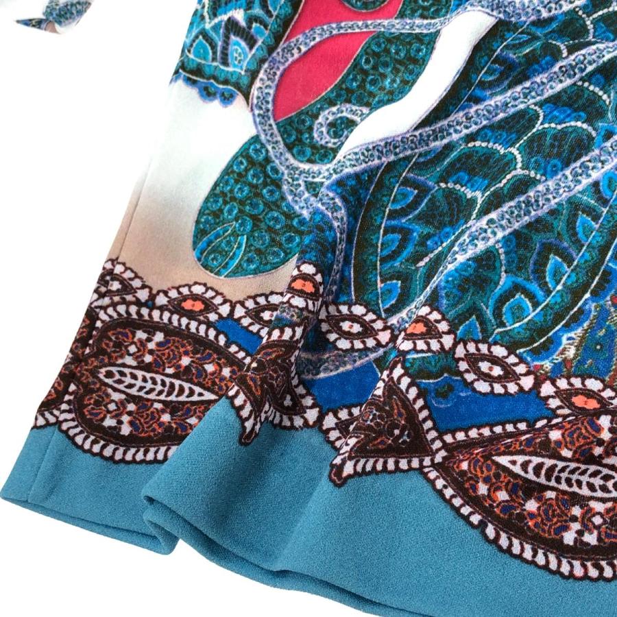 ETRO エトロ 七分袖ワンピース サイズ38 マルチカラー ETRO エトロ 七分袖ワンピース サイズ38 マルチカラー