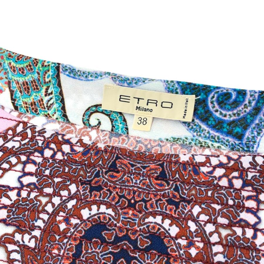 ETRO エトロ 七分袖ワンピース サイズ38 マルチカラー ETRO エトロ 七分袖ワンピース サイズ38 マルチカラー