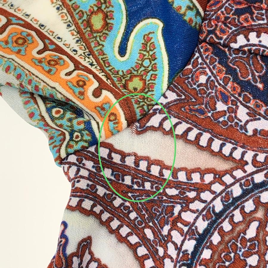 ETRO エトロ 七分袖ワンピース サイズ38 マルチカラー ETRO エトロ 七分袖ワンピース サイズ38 マルチカラー