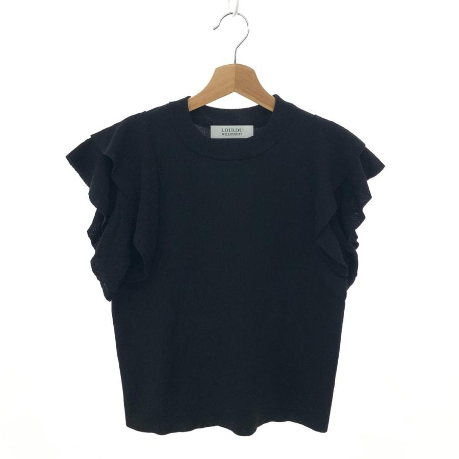 Loulou Willoughby ルルウィルビー 2021SS シームフラワーフリルプル  