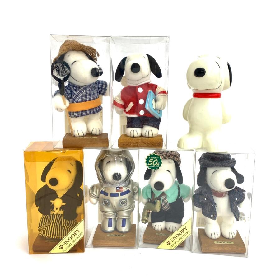 SNOOPY 50th スヌーピー 50周年 ミニドール 6体セット & sanwa SNOOPY 50th スヌーピー 50周年 ミニドール 6体セット & sanwa