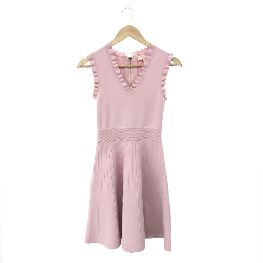 TED BAKER テッドベイカー ノースリーブニットワンピース サイズ