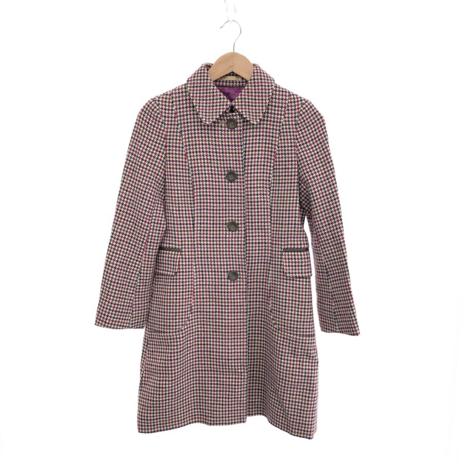 ☆ Aquascutum London レディース ハーフコート チェック柄 アクア