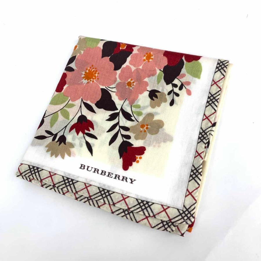 新品 未使用 BURBERRY バーバリー ハンカチ ノバチェック ホワイト - 小物