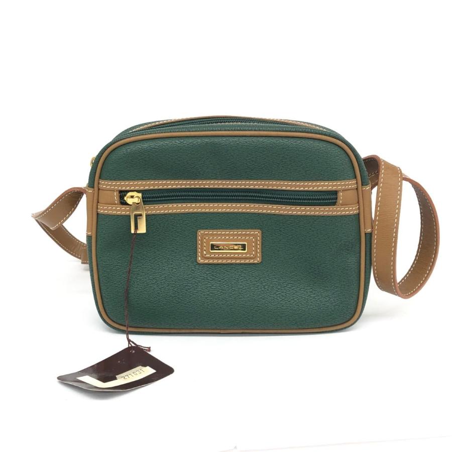 LANCEL ランセル ショルダーバッグ 未使用品 グリーン レザー LANCEL ランセル ショルダーバッグ 未使用品 グリーン レザー