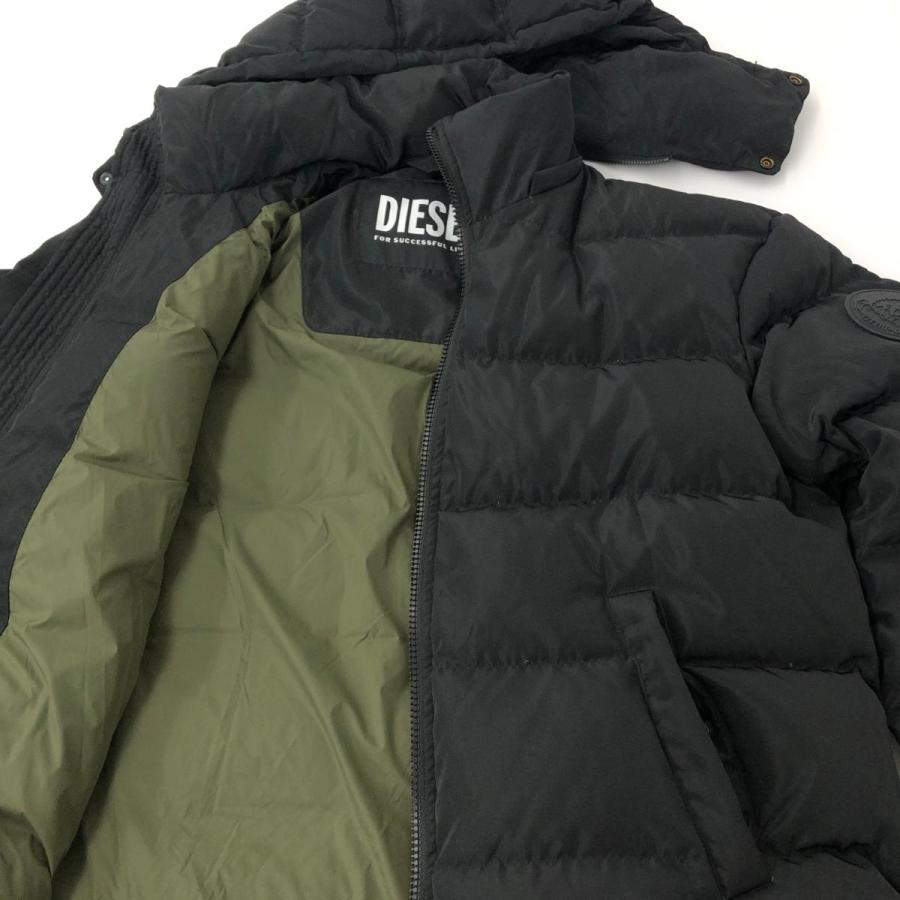 DIESEL ディーゼル ダウンジャケット 良好 ブラック メンズ DIESEL ディーゼル ダウンジャケット 良好 ブラック メンズ