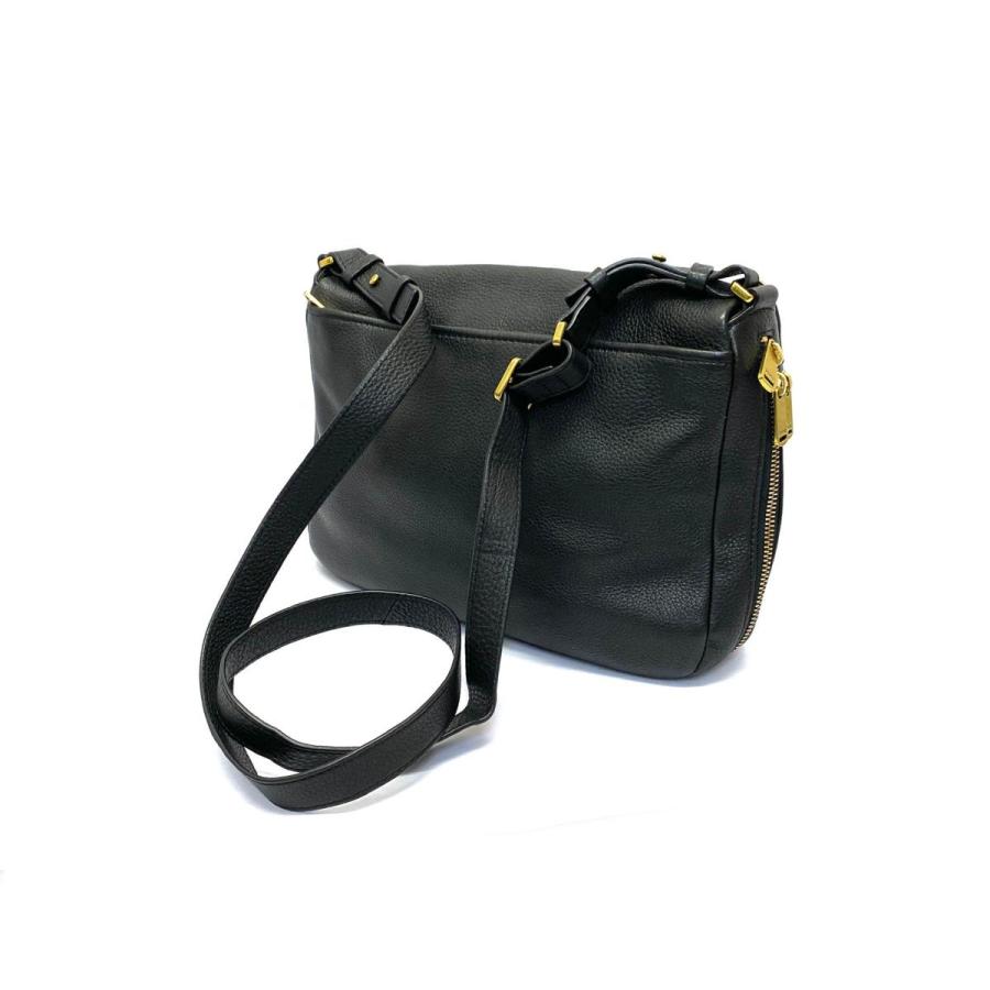 FOSSIL フォッシル ショルダーバッグ ブラック レザー FOSSIL フォッシル ショルダーバッグ ブラック レザー