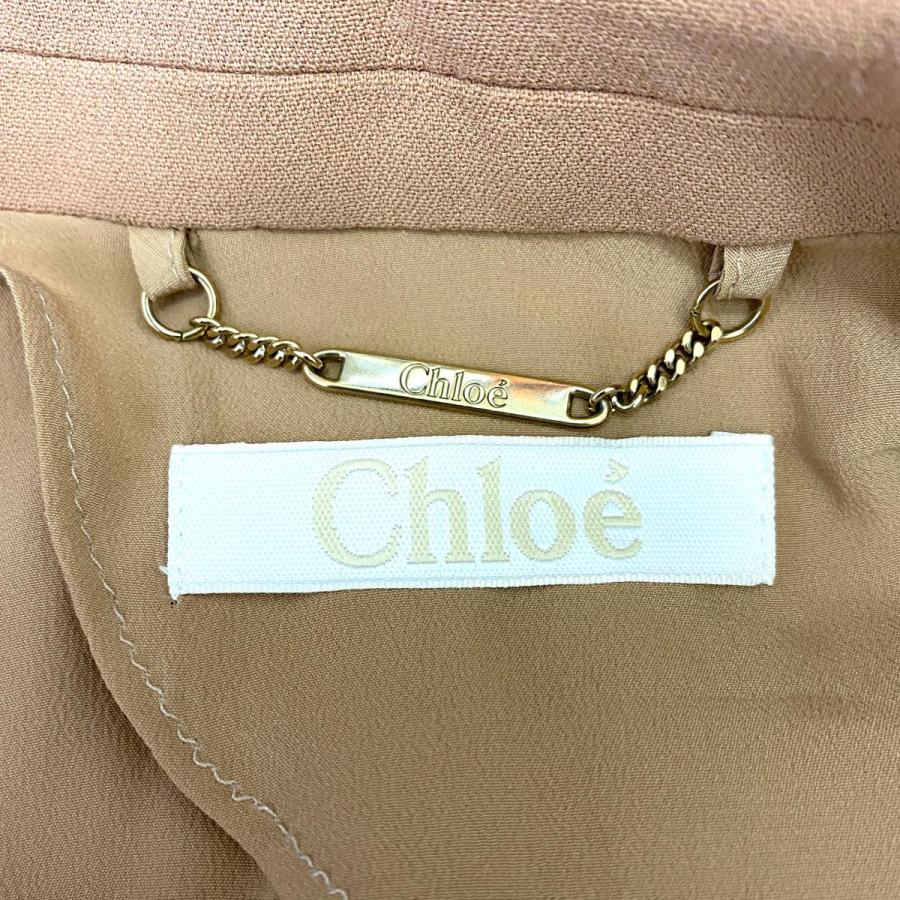 Chloe クロエ ジャケット 34 ブラウン レディース テーラード アウター 