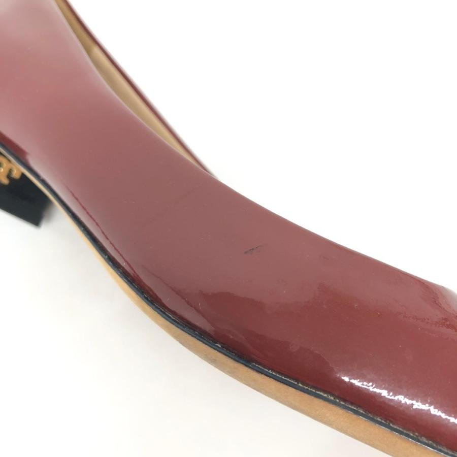 TORYBURCH トリーバーチ パンプス 5C ボルドー パテントレザー