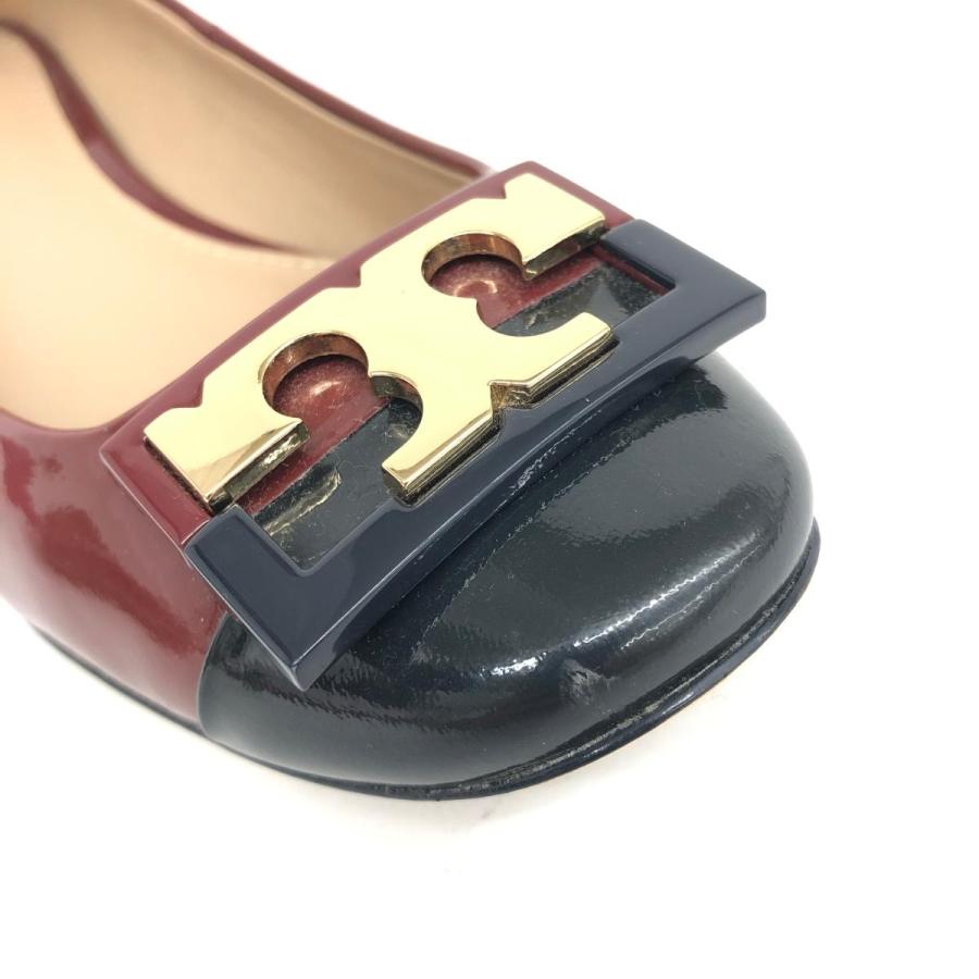 TORYBURCH トリーバーチ パンプス 5C ボルドー パテントレザー