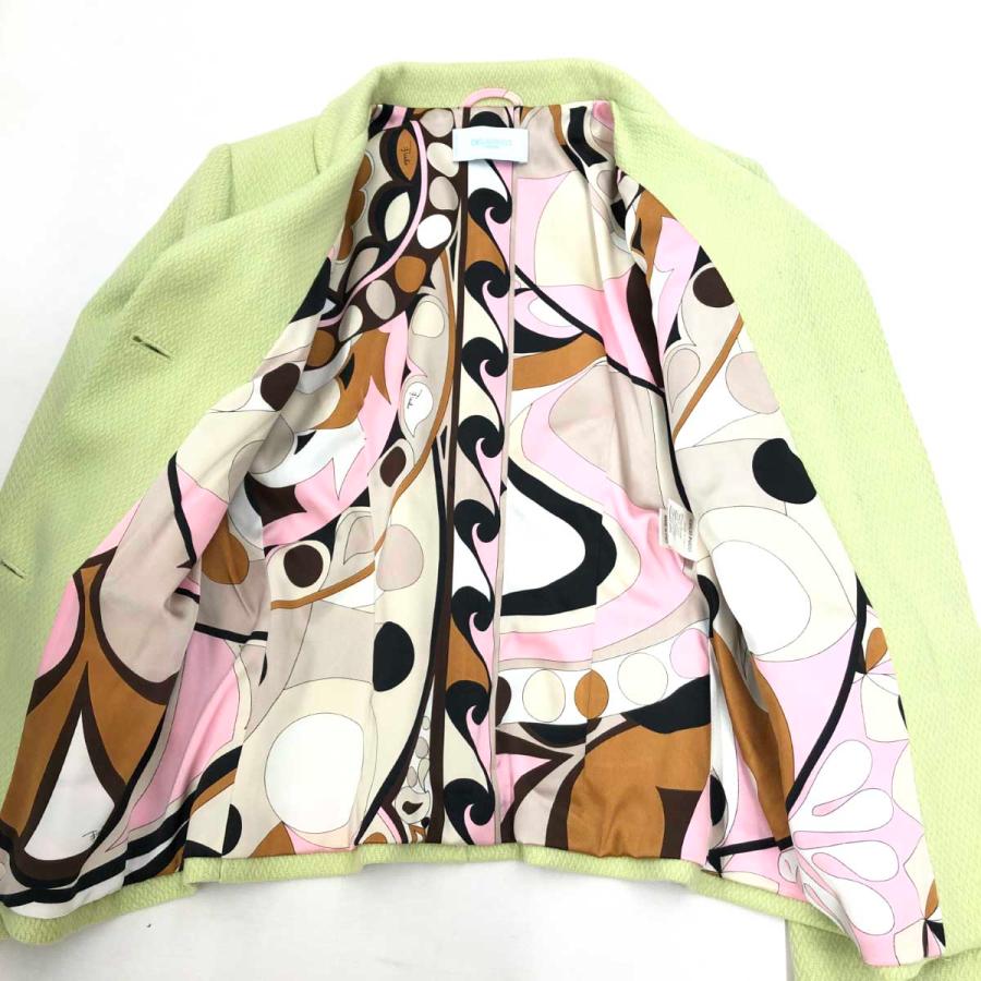 EMILIO PUCCI エミリオプッチ ジャケット 良好 サイズI44 グリーン 