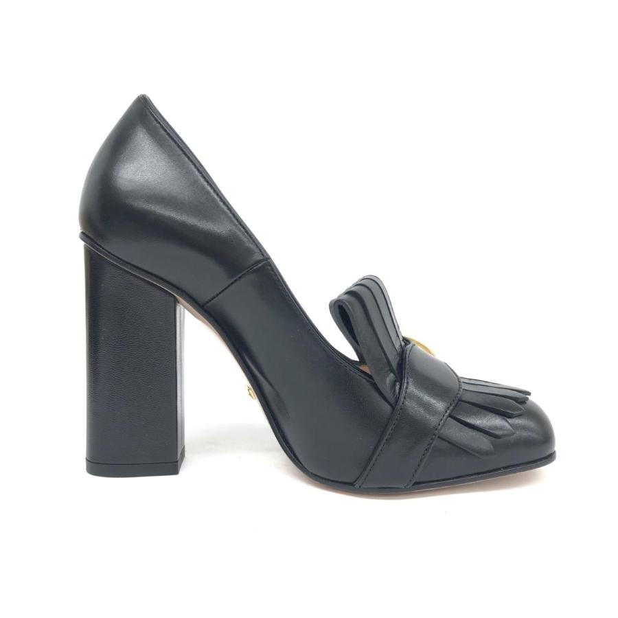 GUCCI グッチ GGマーモント パンプス 良好 34 1/2 ブラック GUCCI グッチ GGマーモント パンプス 良好 34 1/2 ブラック