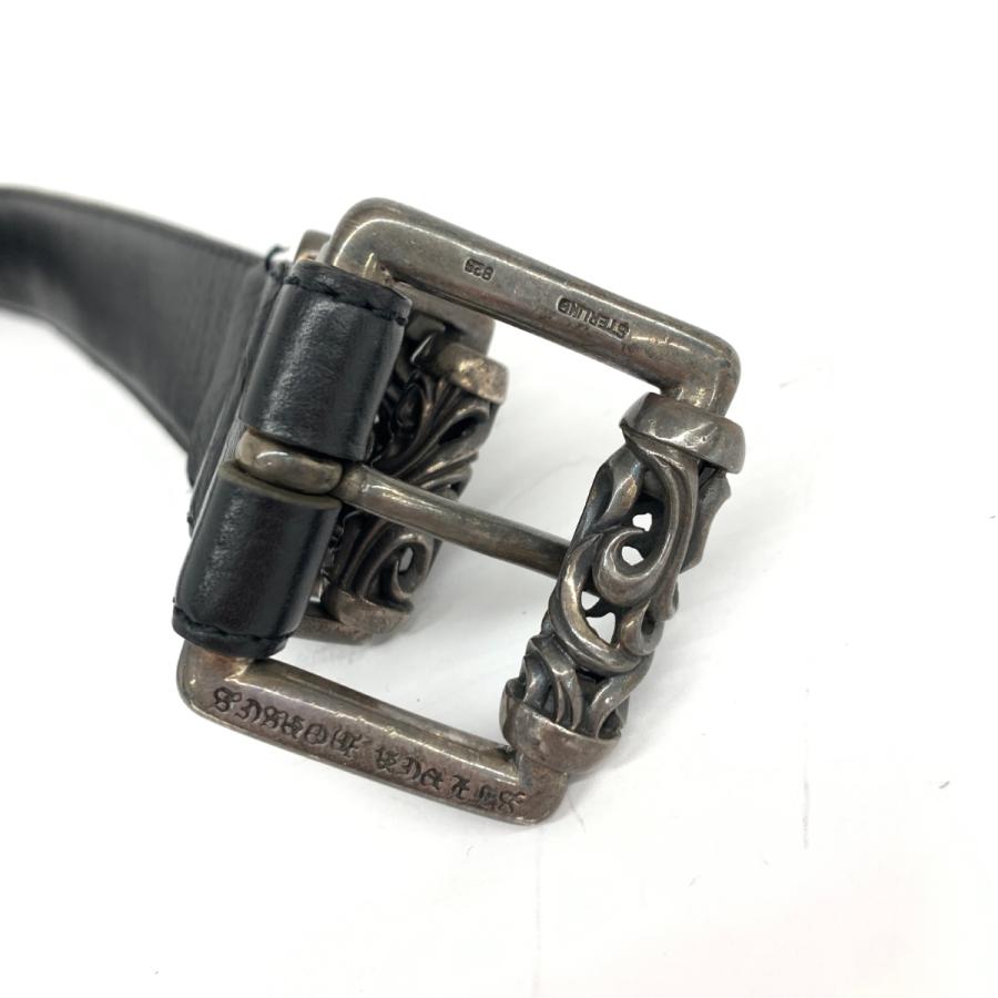 silver horse シルバーホース ベルト ブラック レザー 925金具 silver horse シルバーホース ベルト ブラック レザー 925金具