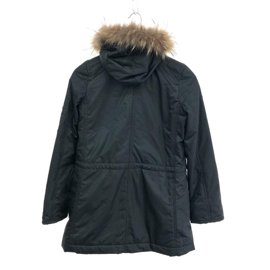 バーバリーブルーレーベル　ファー付きコート BURBERRY BLUE LABEL - バーバリー ラビットファー付きコートの