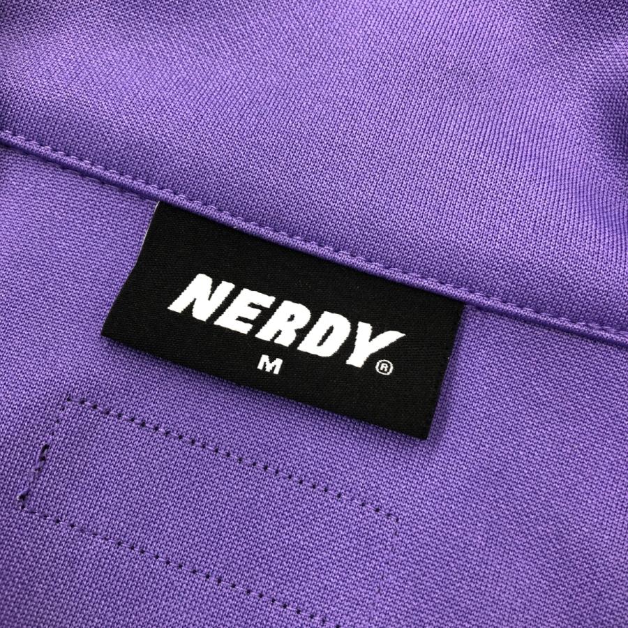 NERDY ノルディ トラックジャケット 良好 サイズM パープル NERDY ノルディ トラックジャケット 良好 サイズM パープル