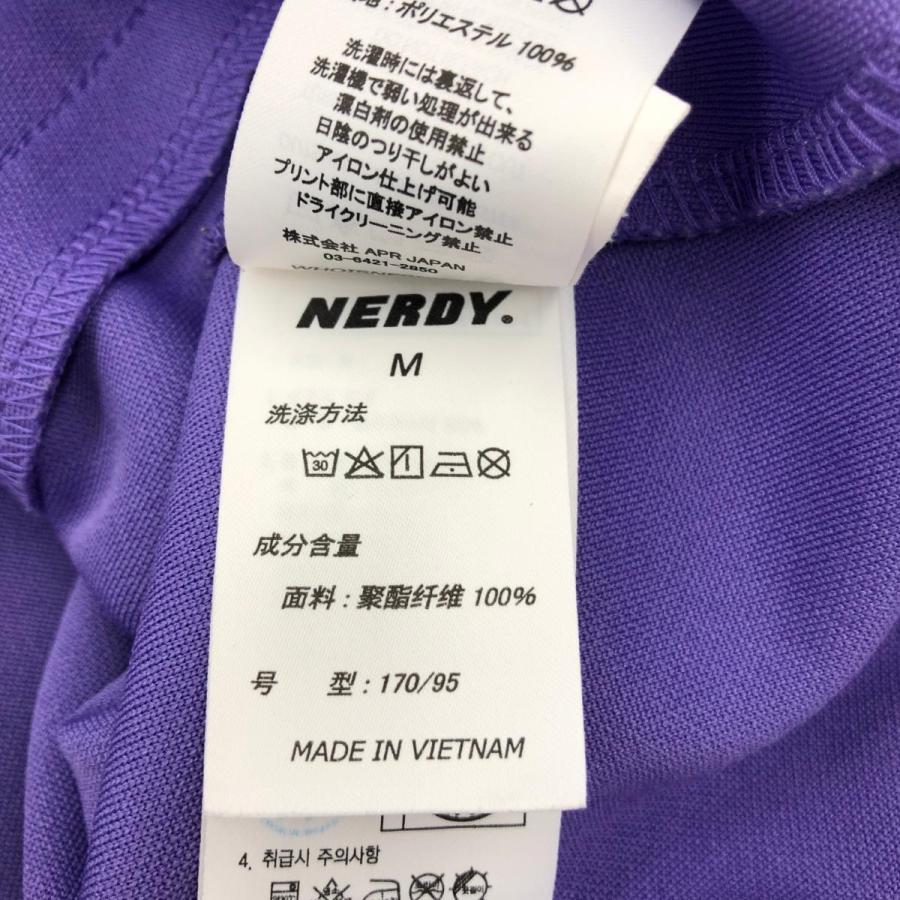 NERDY ノルディ トラックジャケット 良好 サイズM パープル NERDY ノルディ トラックジャケット 良好 サイズM パープル