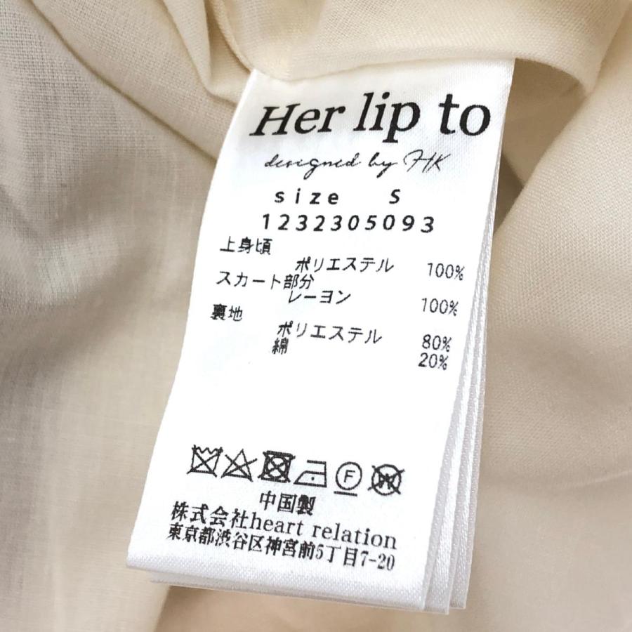 Herlipto ハーリップトゥ ノースリーブワンピース サイズ:S Herlipto ハーリップトゥ ノースリーブワンピース サイズ:S