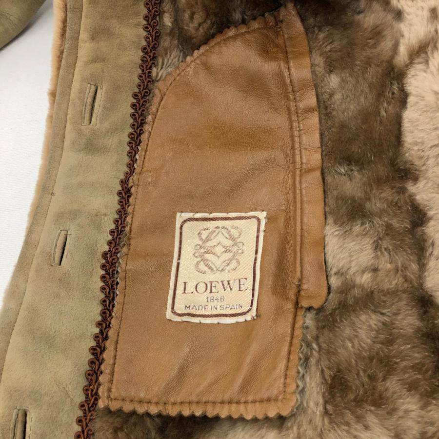 LOEWE ロエベ ムートンコート ベージュ レディース ロング丈 LOEWE ロエベ ムートンコート ベージュ レディース ロング丈