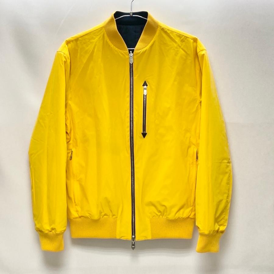 HERMES エルメス ジャケット 美品 46 グリーン/イエロー 中綿 HERMES エルメス ジャケット 美品 46 グリーン/イエロー 中綿