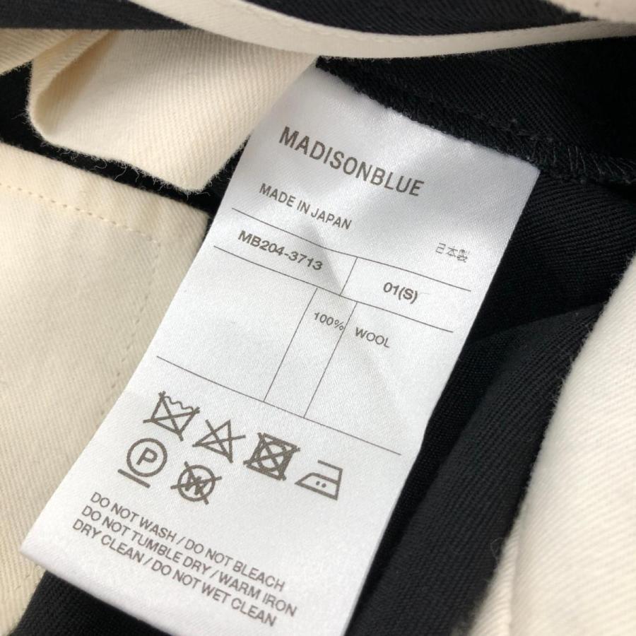 MADISON BLUE マディソンブルー ワイドパンツ 良好 サイズ01 ブラック 