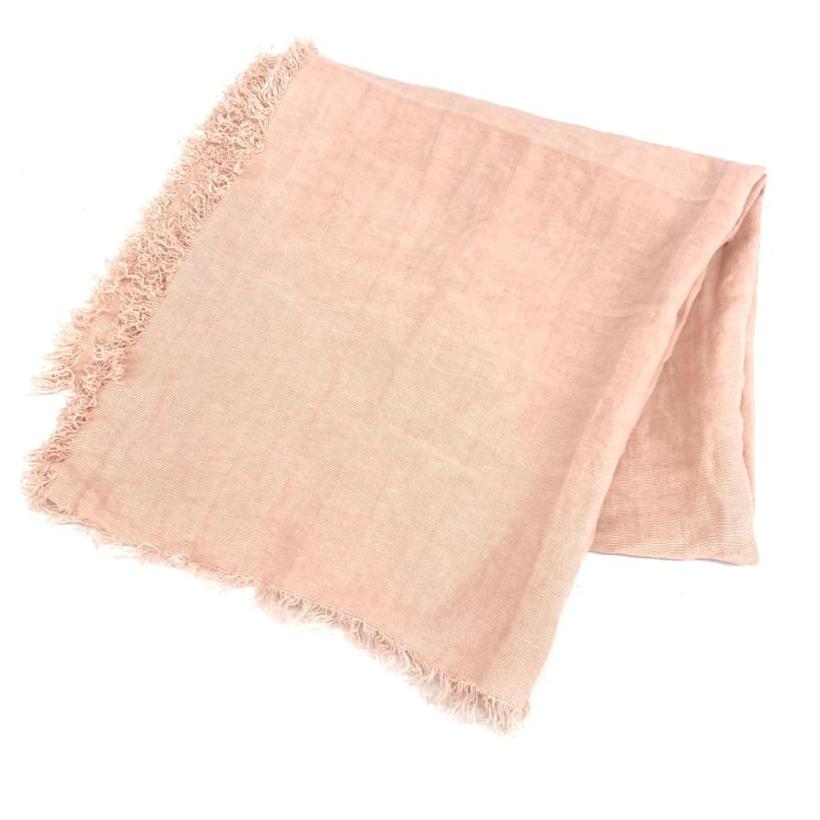 ASAUCE MELER アソースメレストールレーヨンリネンシルクピンク薄手 