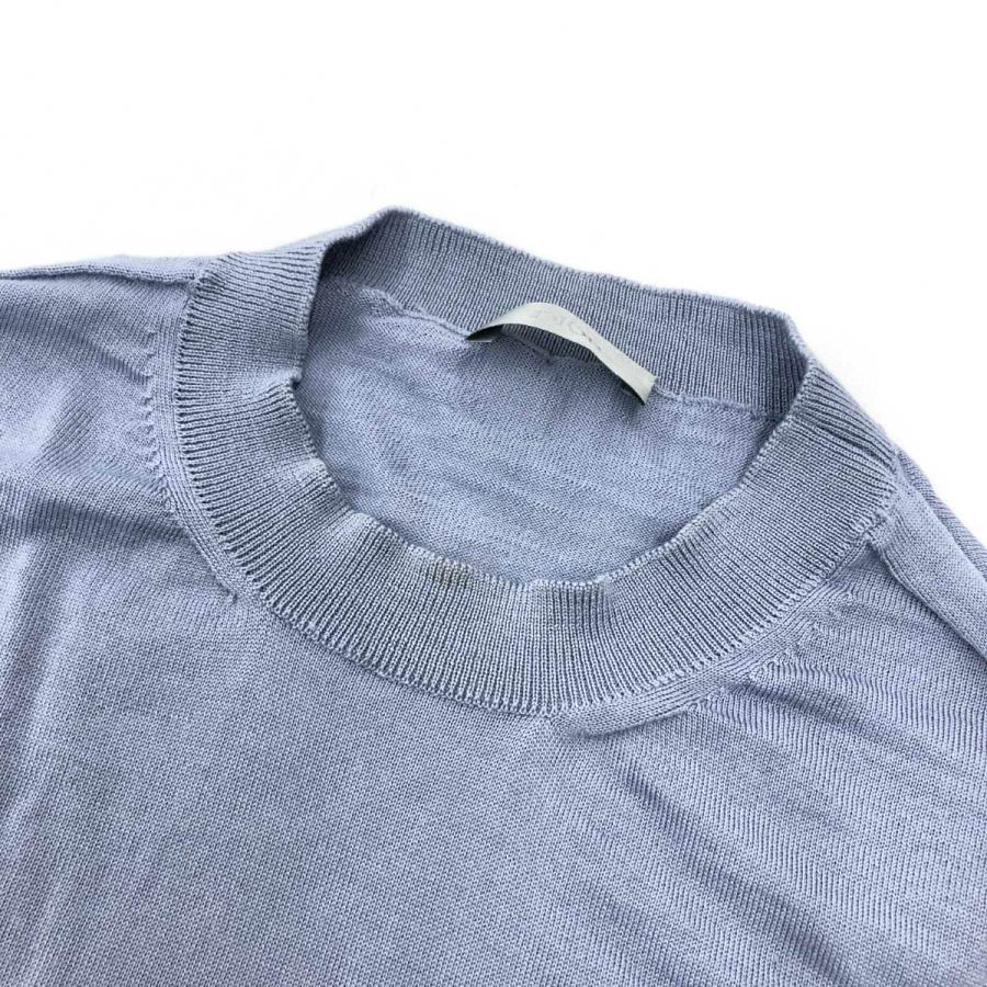 Dior HOMME ディオールオム 長袖ニット サイズM グレー/ブルー Dior HOMME ディオールオム 長袖ニット サイズM グレー/ブルー