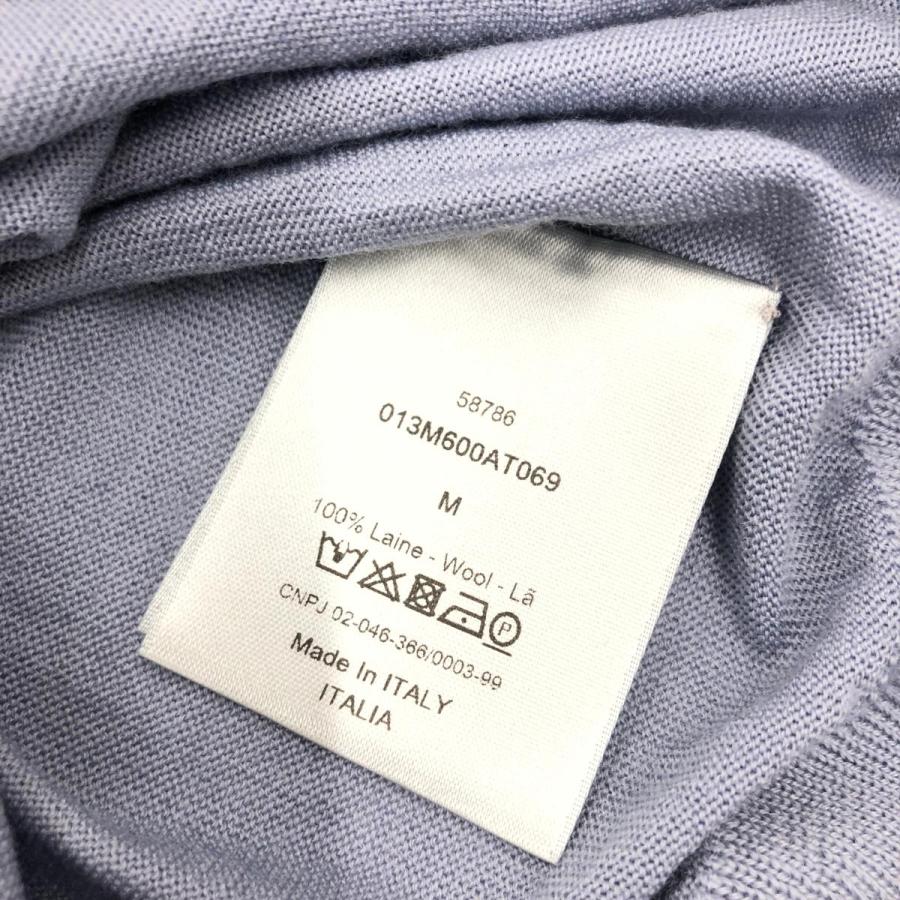 Dior HOMME ディオールオム 長袖ニット サイズM グレー/ブルー Dior HOMME ディオールオム 長袖ニット サイズM グレー/ブルー